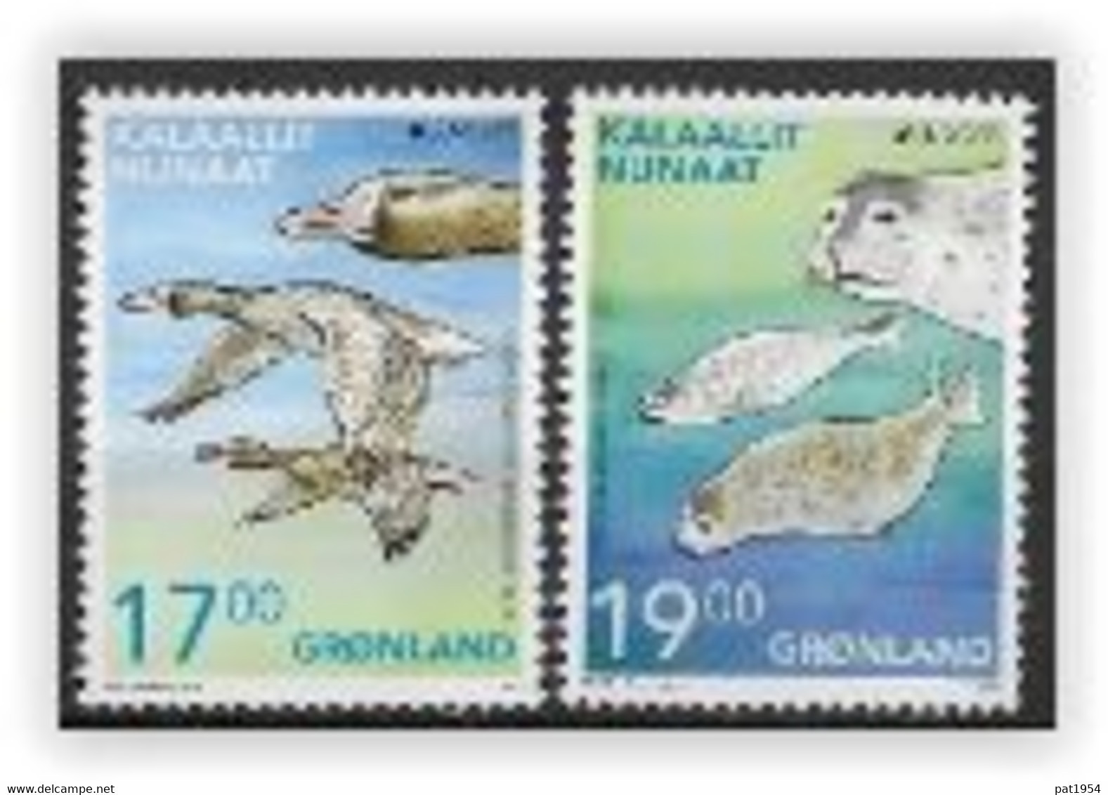 Groënland 2021, N°852/853 Neufs Europa Animaux - Nuovi