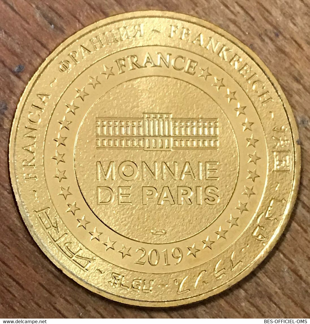 77 DISNEYLAND TIC & TAC 2019 DISNEY MDP 2019 MÉDAILLE SOUVENIR MONNAIE DE PARIS JETON TOURISTIQUE MEDALS COINS TOKENS - 2019