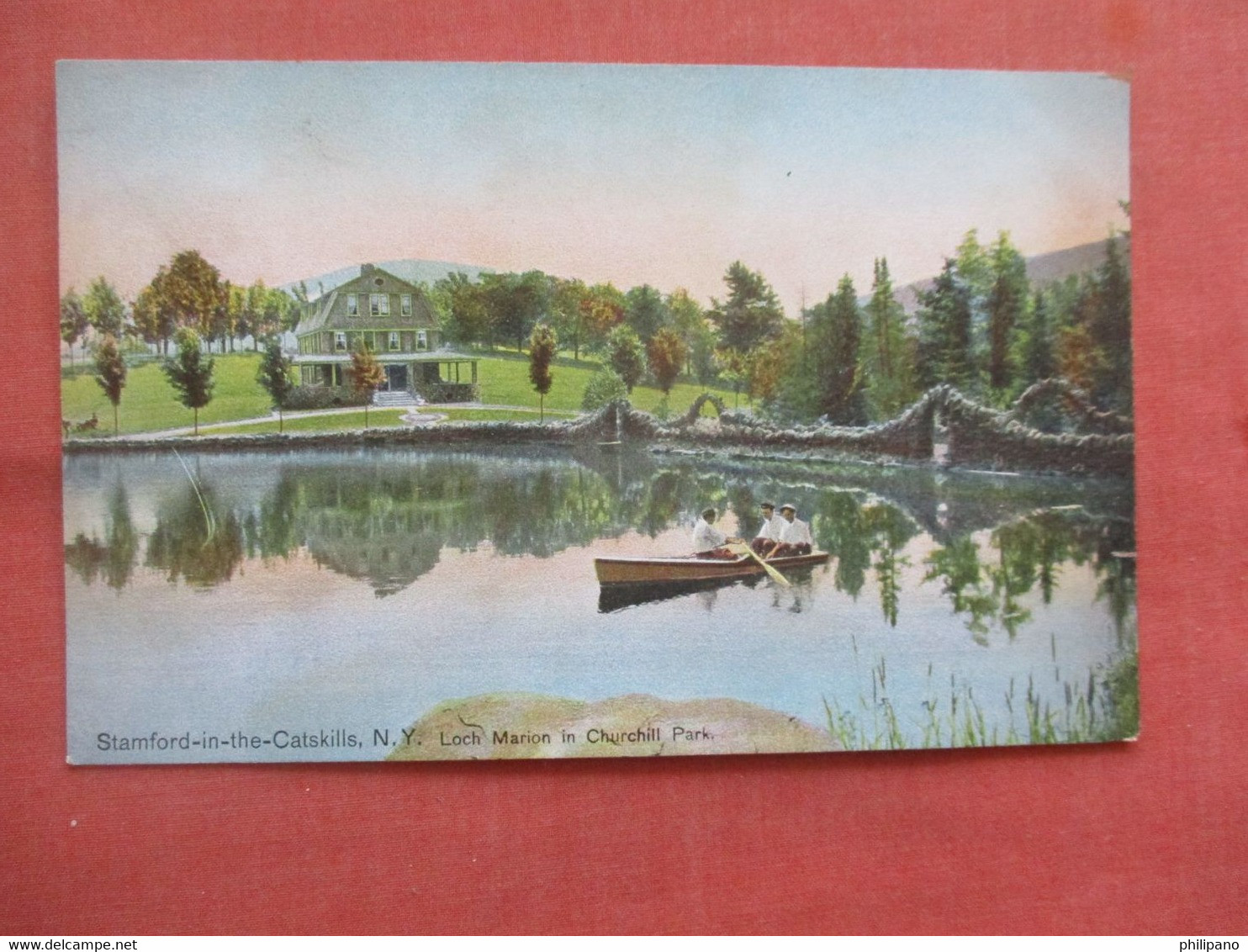 Loch Marion In Churchill Park. Stamford In The Catskills  New York      Ref 5496 - Catskills