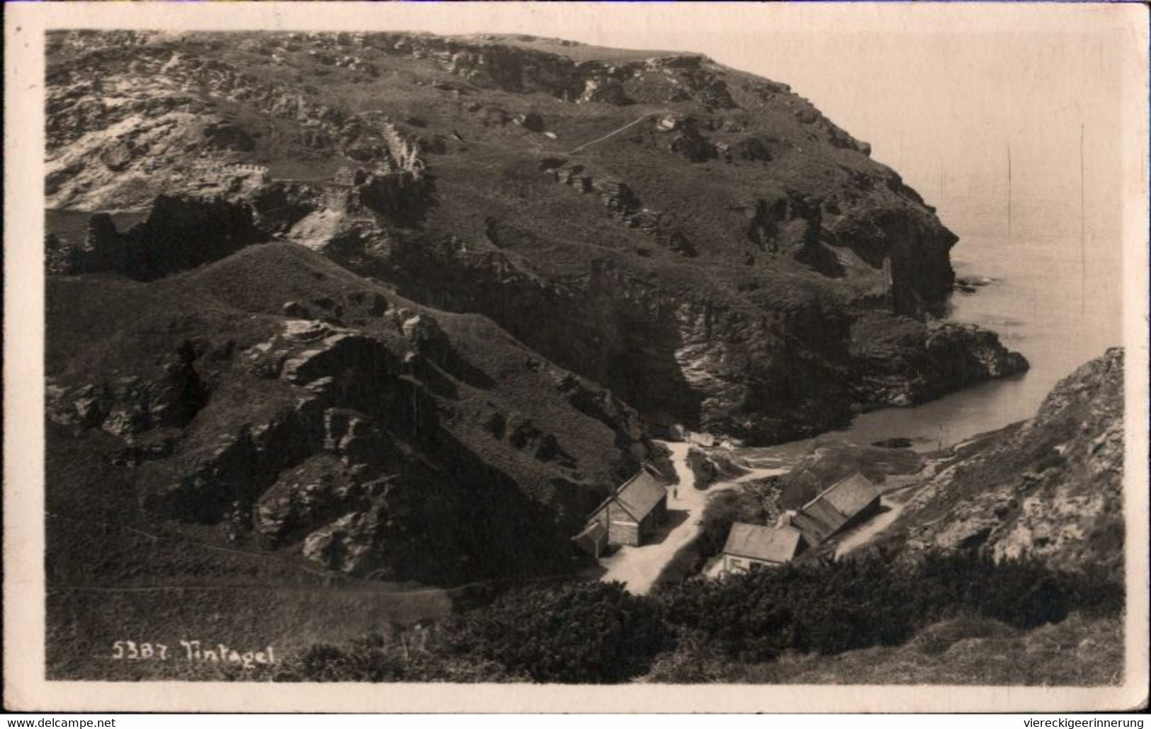 ! Photo Postcard Tintagel , 1928 - Sonstige & Ohne Zuordnung