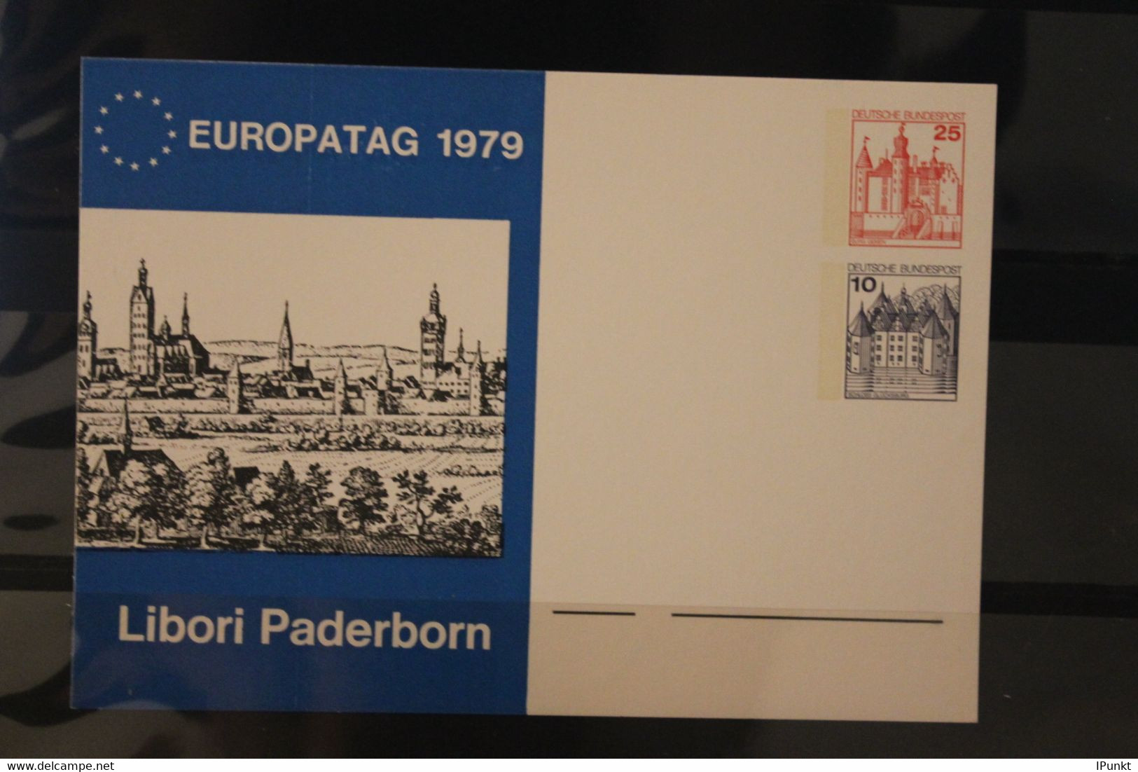 Deutschland, Ganzsache Europatag 1979, Paderborn, Wertstempel BuS 25 Und 10 Pf. - Private Postcards - Mint