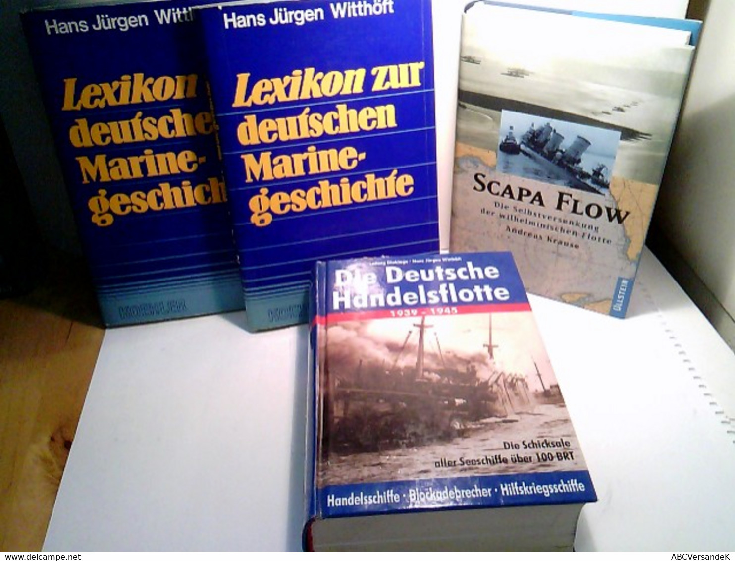 Konvolut Bestehend Aus 4 Bänden, Zum Thema: Deutsche Flotte / Seefahrt - Police & Military