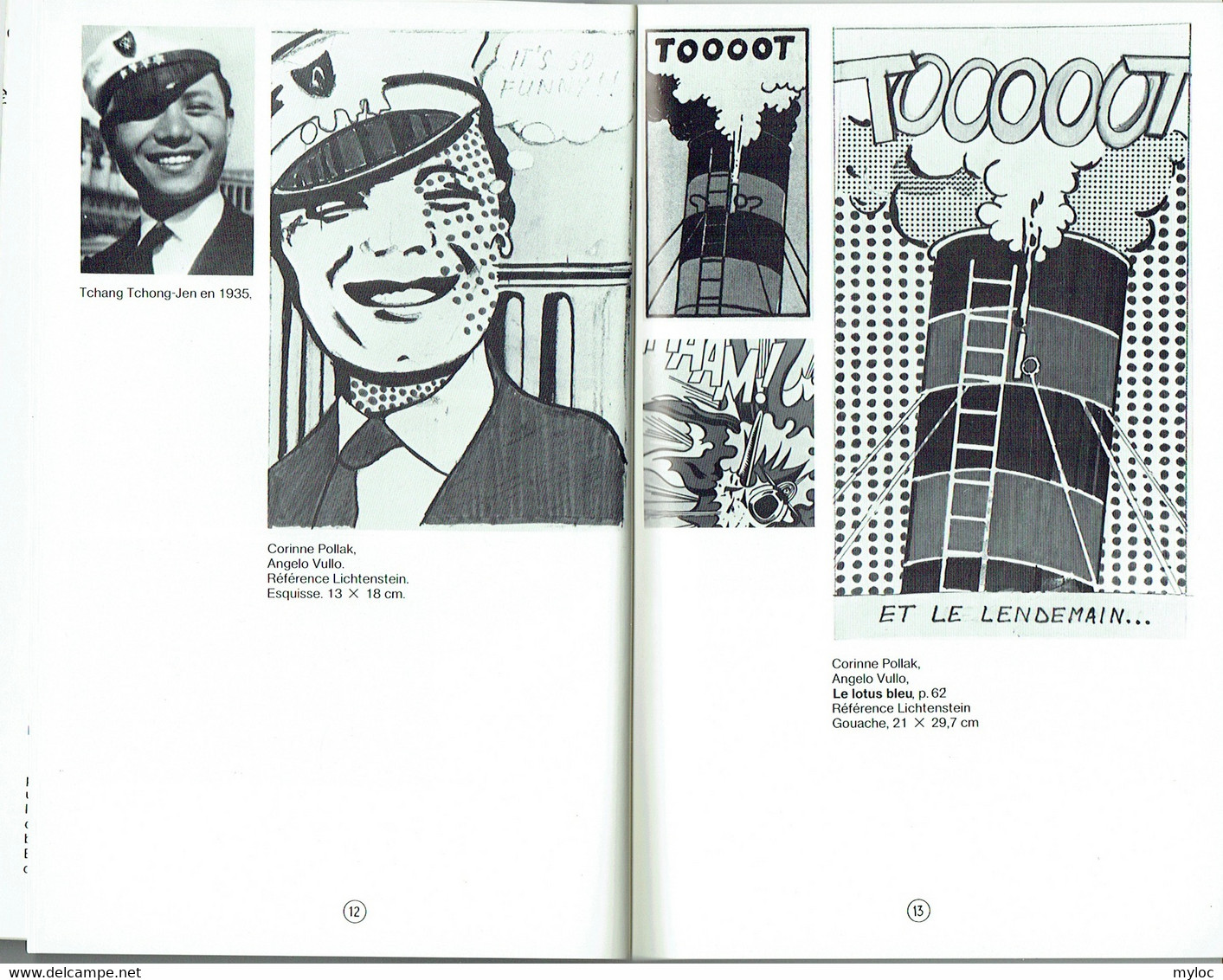 Hergé. TCHANG REVIENT !. Ed. Magic Strip. 1000 Exemplaires Numérotés. 1981. - Erstausgaben