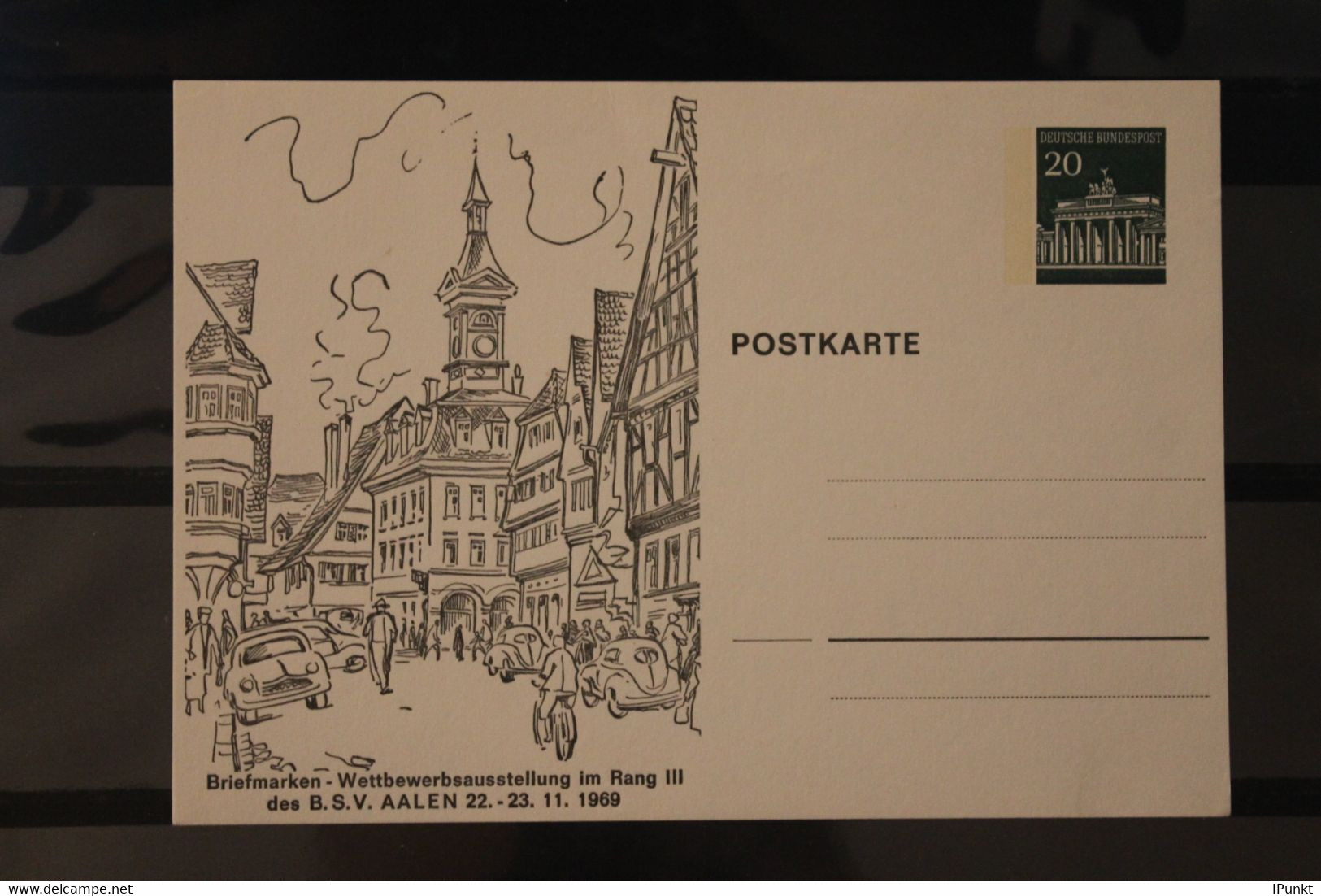 Deutschland, Ganzsache Briefmarken-Ausstellung Aalen 1969, PP 43 - Privatpostkarten - Ungebraucht