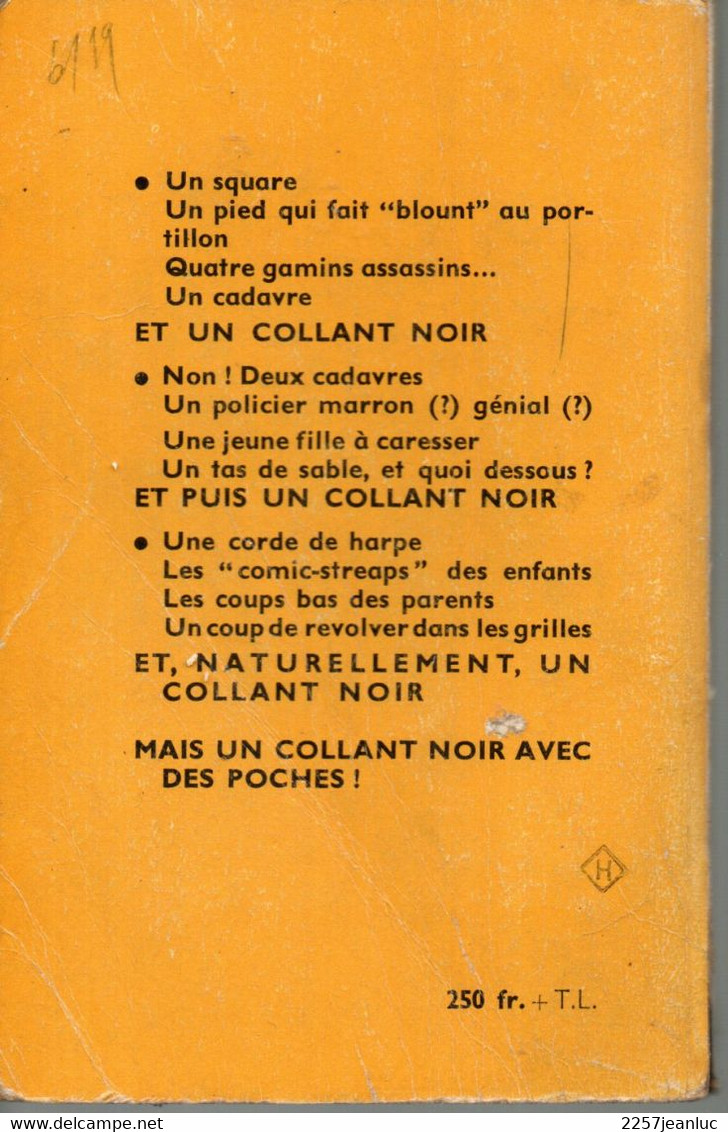 E .le Lauraguait * Le Collant Noir * Editions Collection Policière Denoel  1959 - Denöl, Coll. Policière