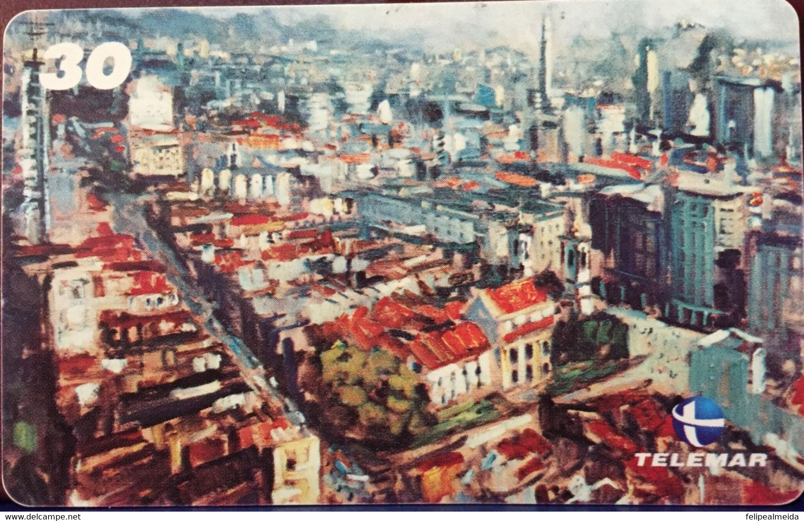 Phone Card Manufactured By Telemar In 1999 - Series Rio De Hoje - Painter Virgílio Dias - Pintura