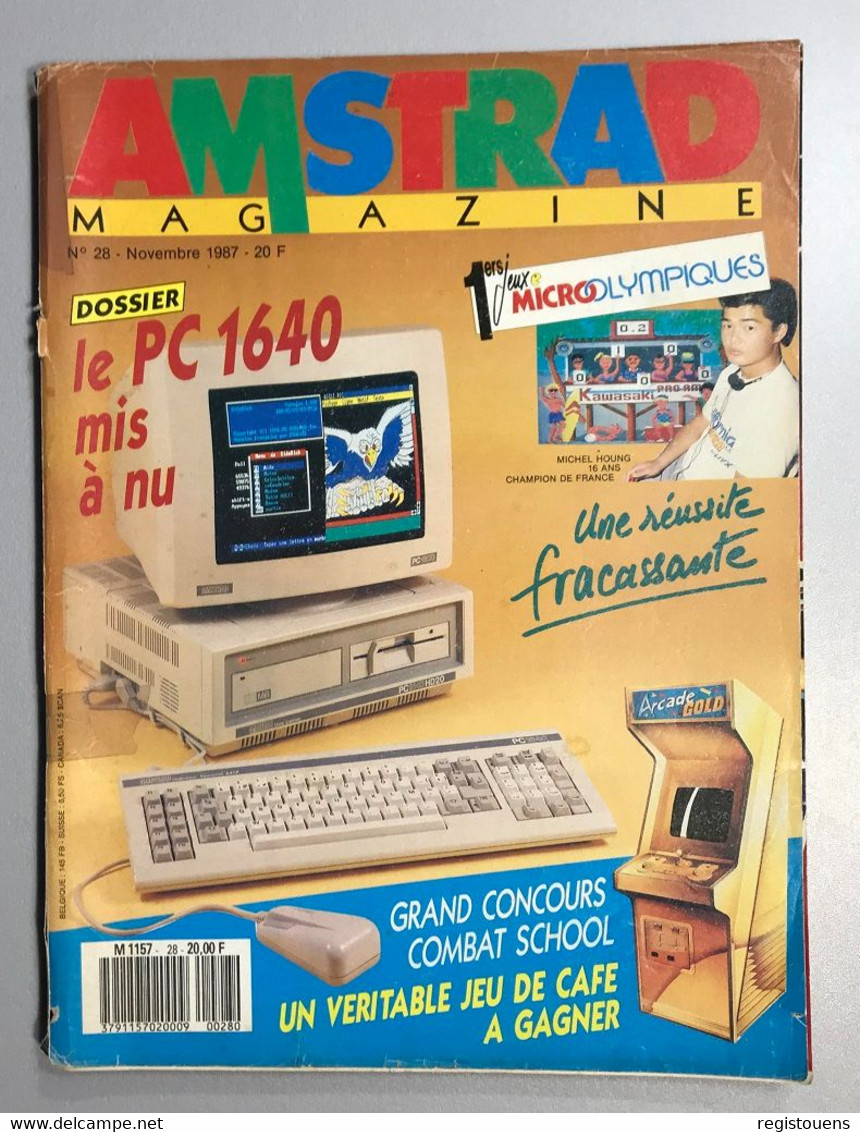 Amstrad Magazine N° 28 : Le Pc 1640 Mis À Nu - Informatik