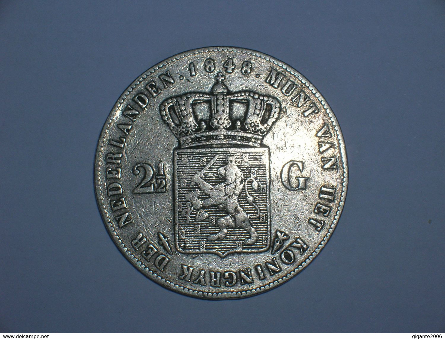 HOLANDA  2-1/2 Gulden 1848 (1) - 1840-1849 : Willem II
