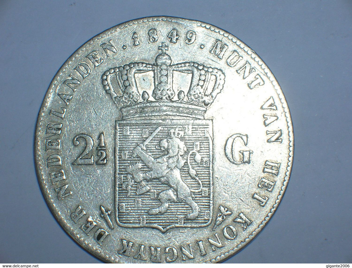 HOLANDA  2-1/2 Gulden 1849 (6) - 1840-1849: Willem II.