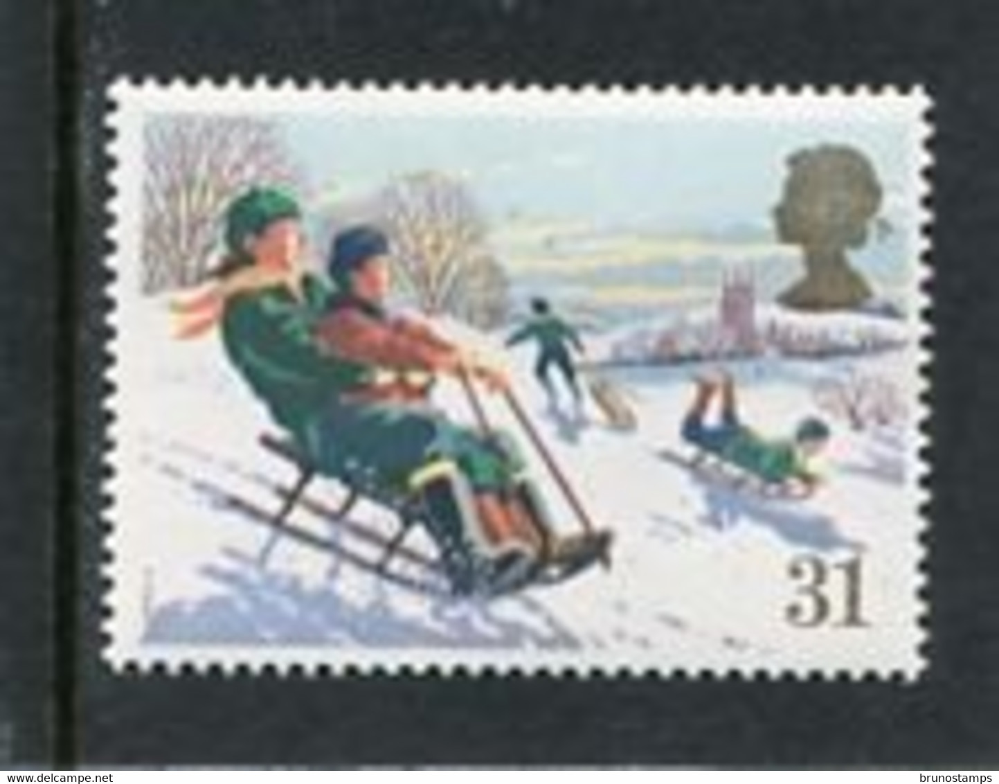 GREAT BRITAIN - 1990  31p  CHRISTMAS  MINT NH - Unclassified