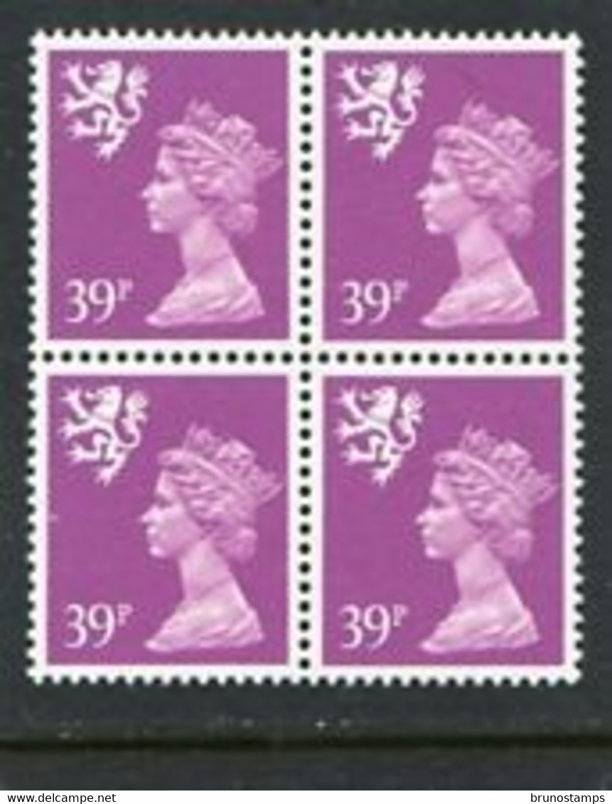 GREAT BRITAIN - 1991  SCOTLAND  39p  BLOCK OF 4  MINT NH  SG S80 - Non Classés