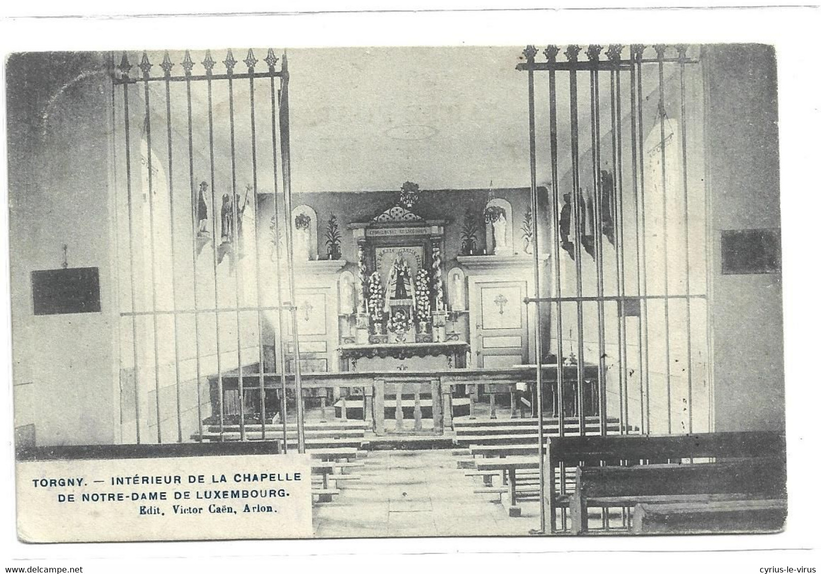 Belgique  ** Torgny  ** Intérieur De La Chapelle De Notre Dame De Luxembourg  ** - Rouvroy