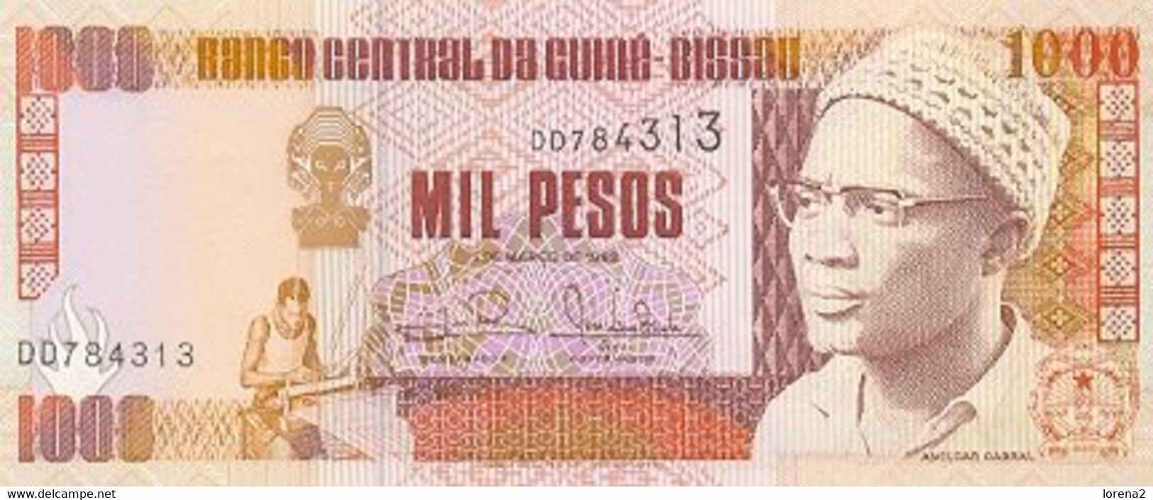 Billete Guinea Bisau. 1000 Pesos 01-03-93. Ref. 6-801 - Guinee-Bissau