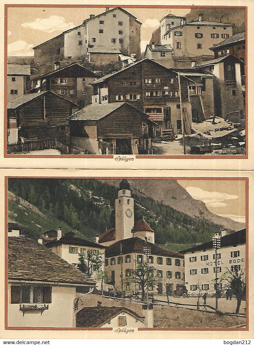 1910/20 - SPLUGEN , 2Stk. Gute Zustand, 2 Scan - Splügen