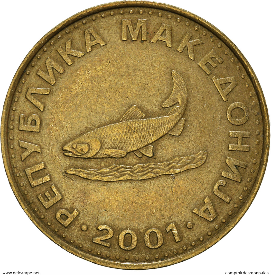 Monnaie, Macédoine, 2 Denari, 2001 - Macedonia Del Nord