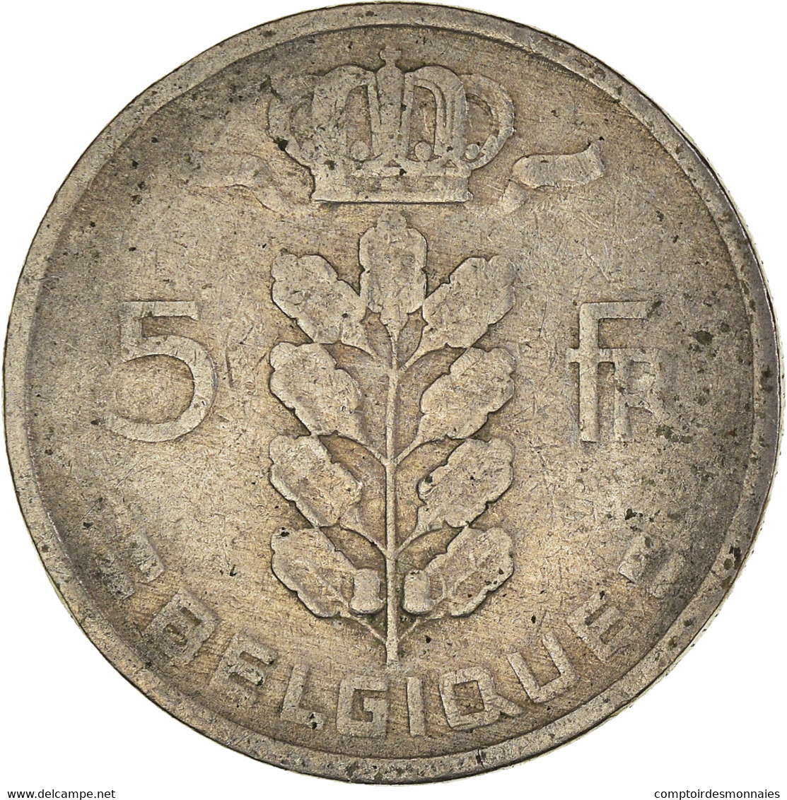 Monnaie, Belgique, 5 Francs, 5 Frank, 1949 - 5 Francs