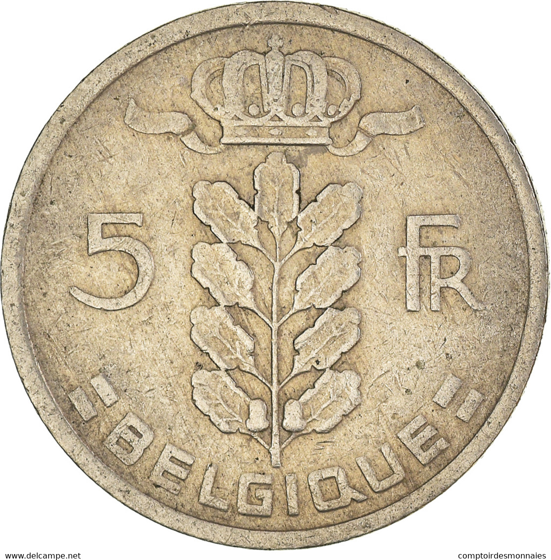 Monnaie, Belgique, 5 Francs, 5 Frank, 1950 - 5 Francs