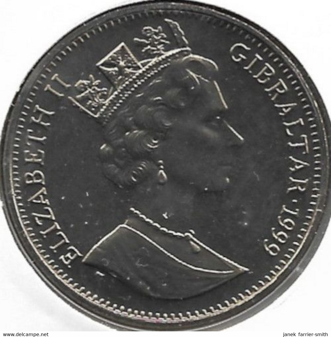 1999 Gibraltar 1 Crown The Life Of Queen Elizabeth Queen Mother 1936 Coin Cover - Gibraltar