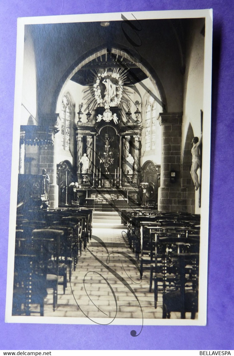 Wasmes Eglise Autel Carte Photo FILMEX - Colfontaine