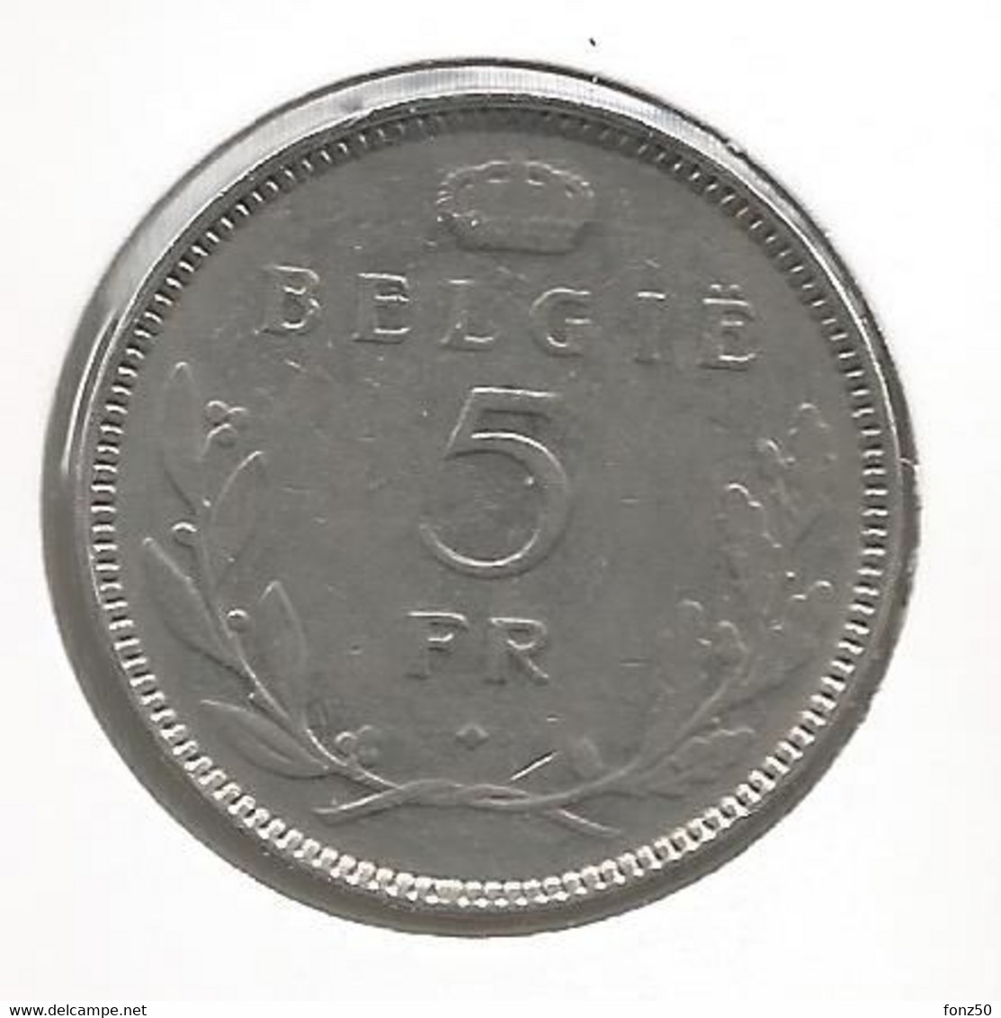 LEOPOLD III * 5 Frank 1936 Vlaams  Pos.B * Nr 10987 - 5 Francs