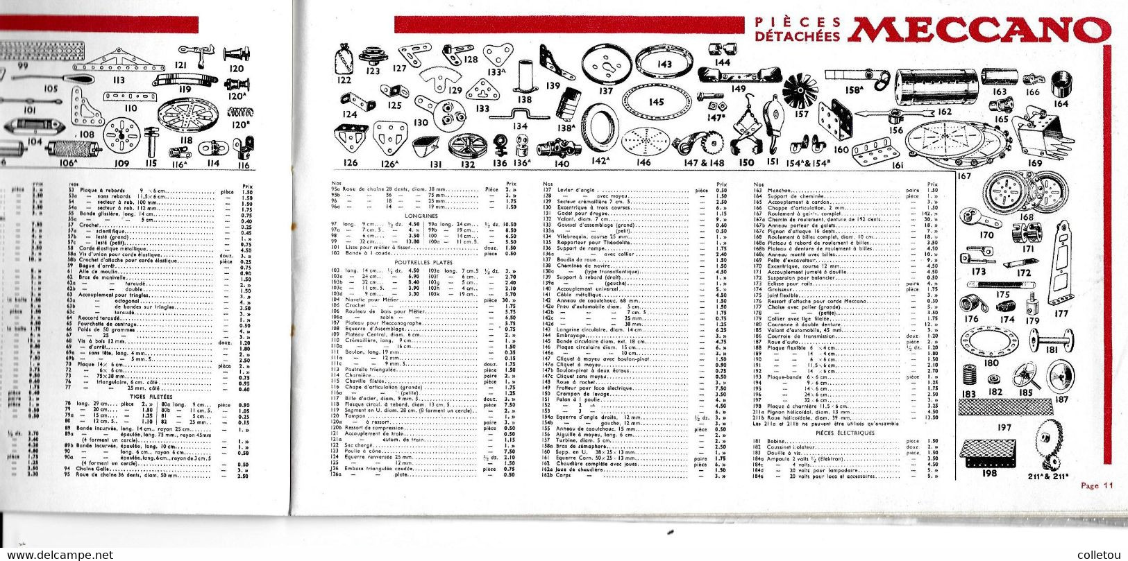 MECCANO.CATALOGUE LES MEILLEURS JOUETS 1935-36. 40 Pages Format 22 X 14 Cm (R068) - Modelismo