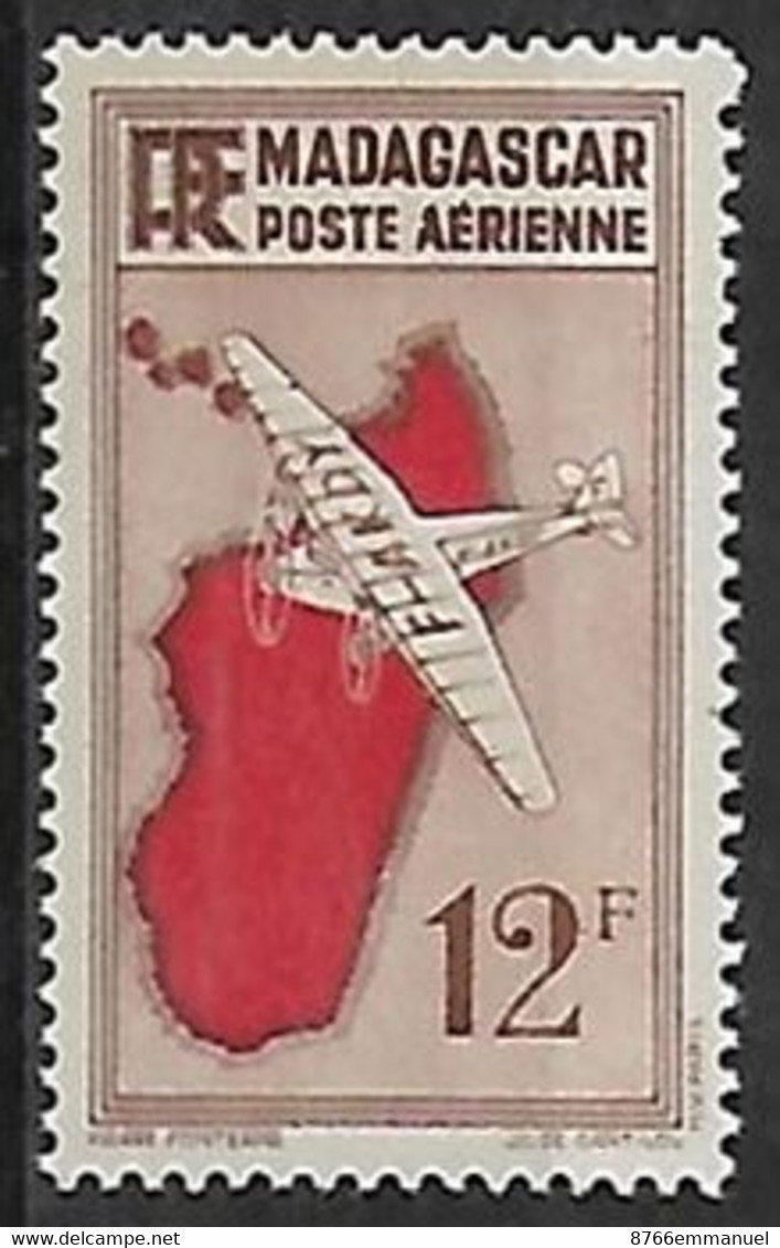 MADAGASCAR AERIEN N°10 N** - Poste Aérienne