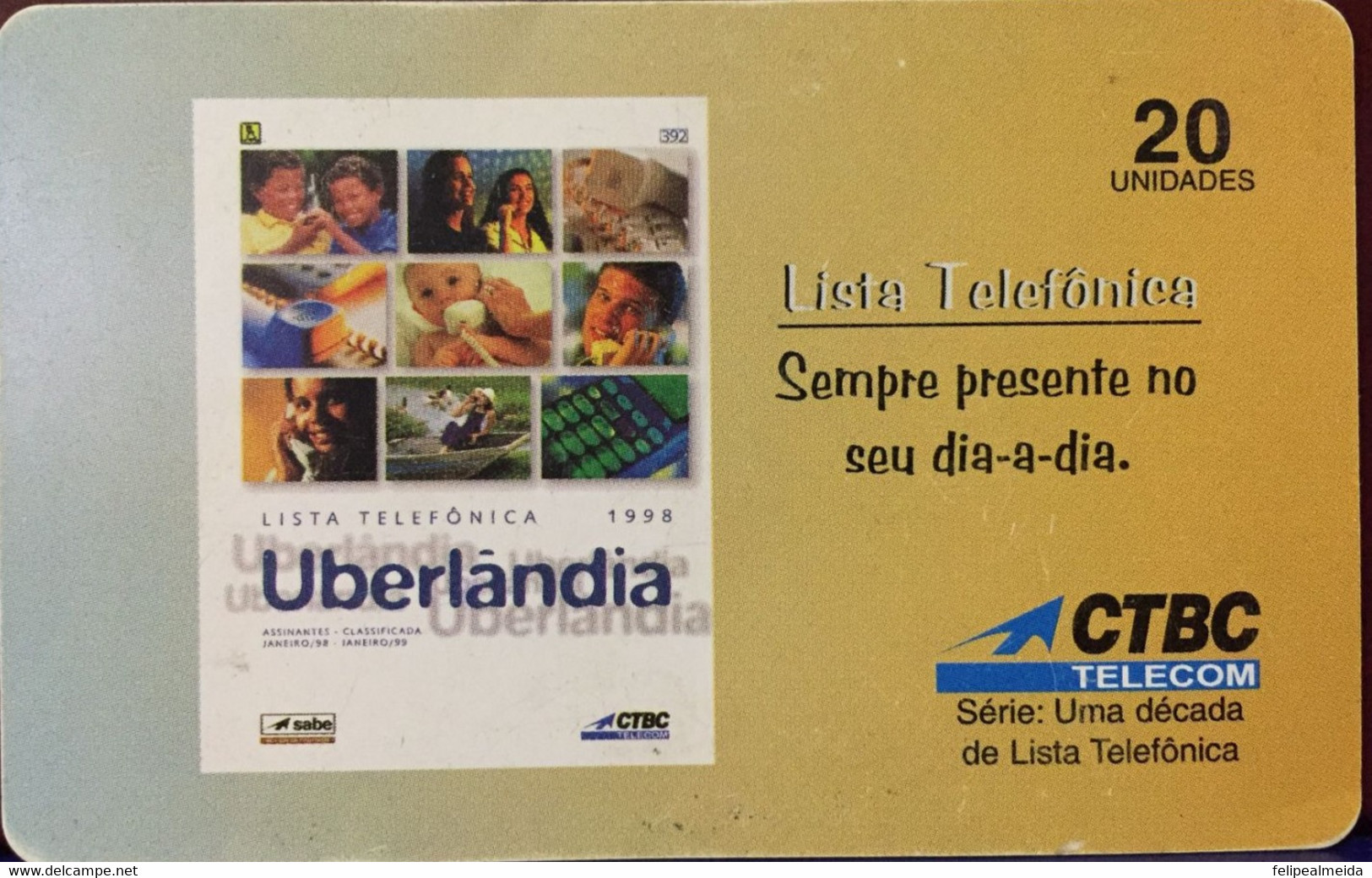 Phone Card Manufactured By CTBC Telecom In 1998 - Phonebook Always Present In Your Daily Life - Telecom Operators