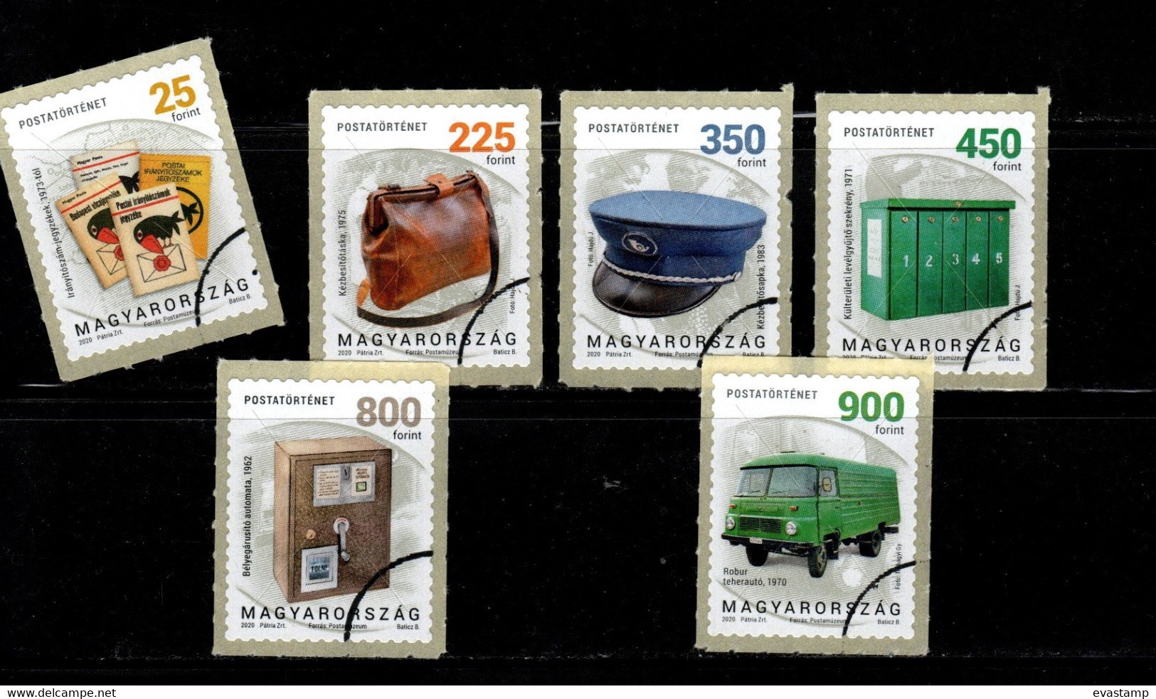 HUNGARY - 2020. SPECIMEN Cpl.Set - Postal History IV. / Mail Bag / Letter Box / Postman's Cap / Robur Van MNH!!! - Essais, épreuves & Réimpressions