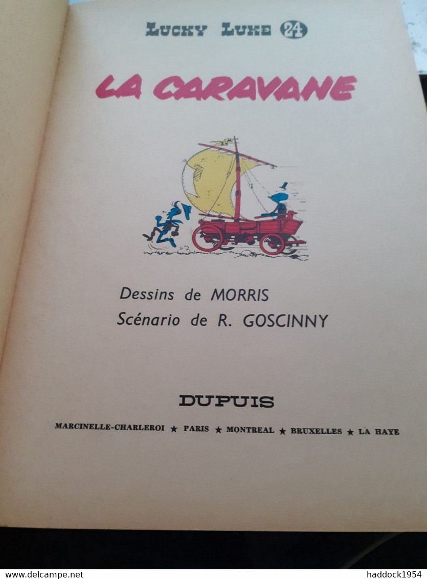 La Caravane Lucky Luke MORRIS GOSCINNY Dupuis 1966 - Lucky Luke