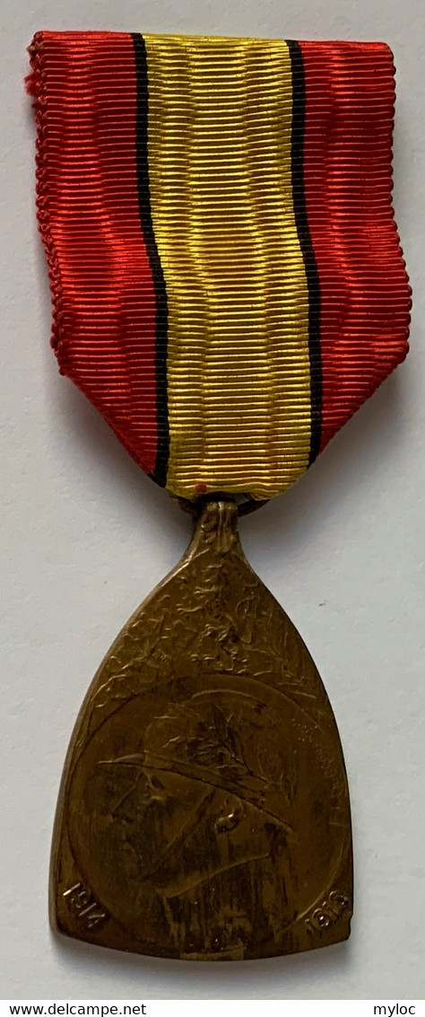 Militaira. Médaille Décoration Belge Guerre 14-18. Médaille Commémorative. - België