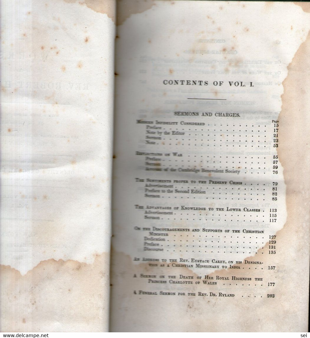B 4539 -  Libro, Robert Hall - 1800-1849