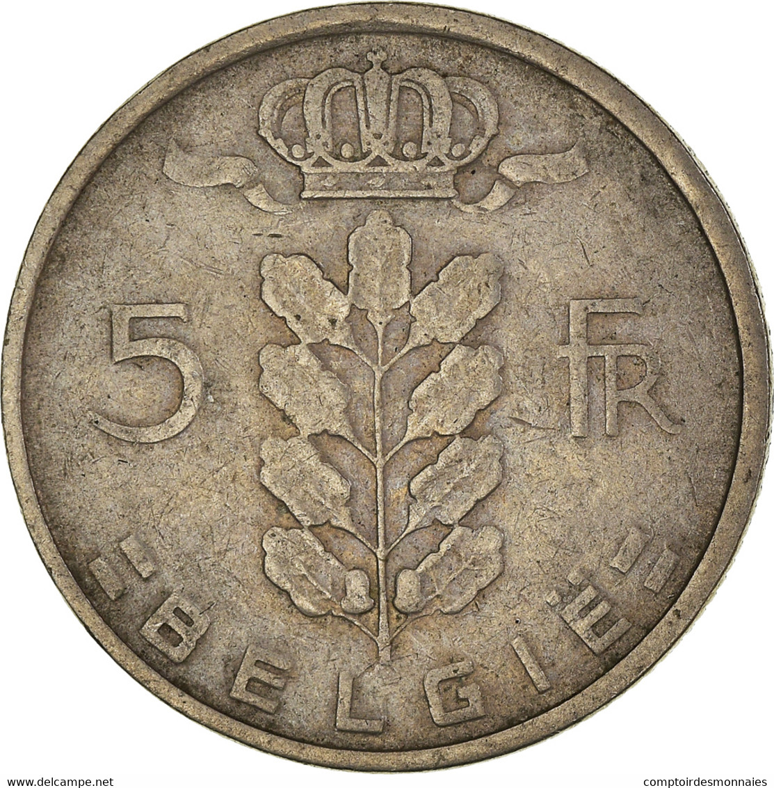 Monnaie, Belgique, 5 Francs, 5 Frank, 1950 - 5 Francs