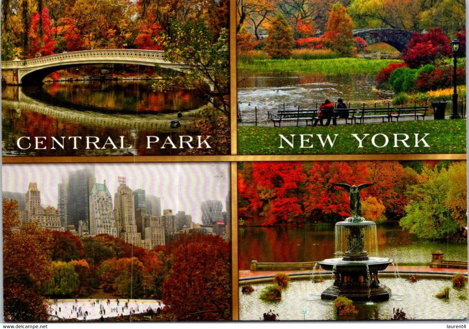 (2 G 24) USA (posted To Australia 2014) Central Park - New York City - Central Park