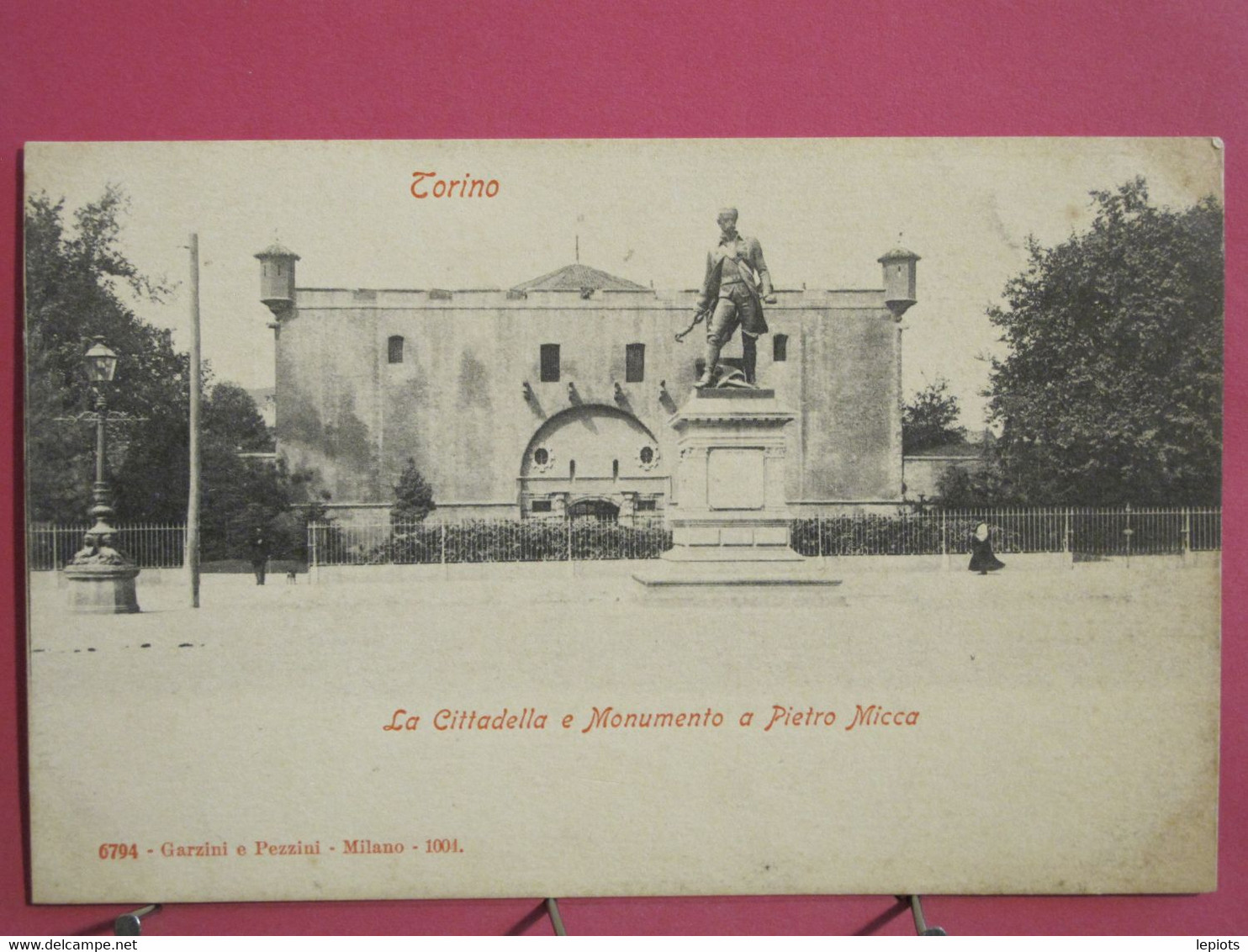 Visuel Très Peu Courant - Italie - Torino - La Cittadella E Monumento A Pietro Micca - CPA Précurseur En Excellent état - Castello Del Valentino