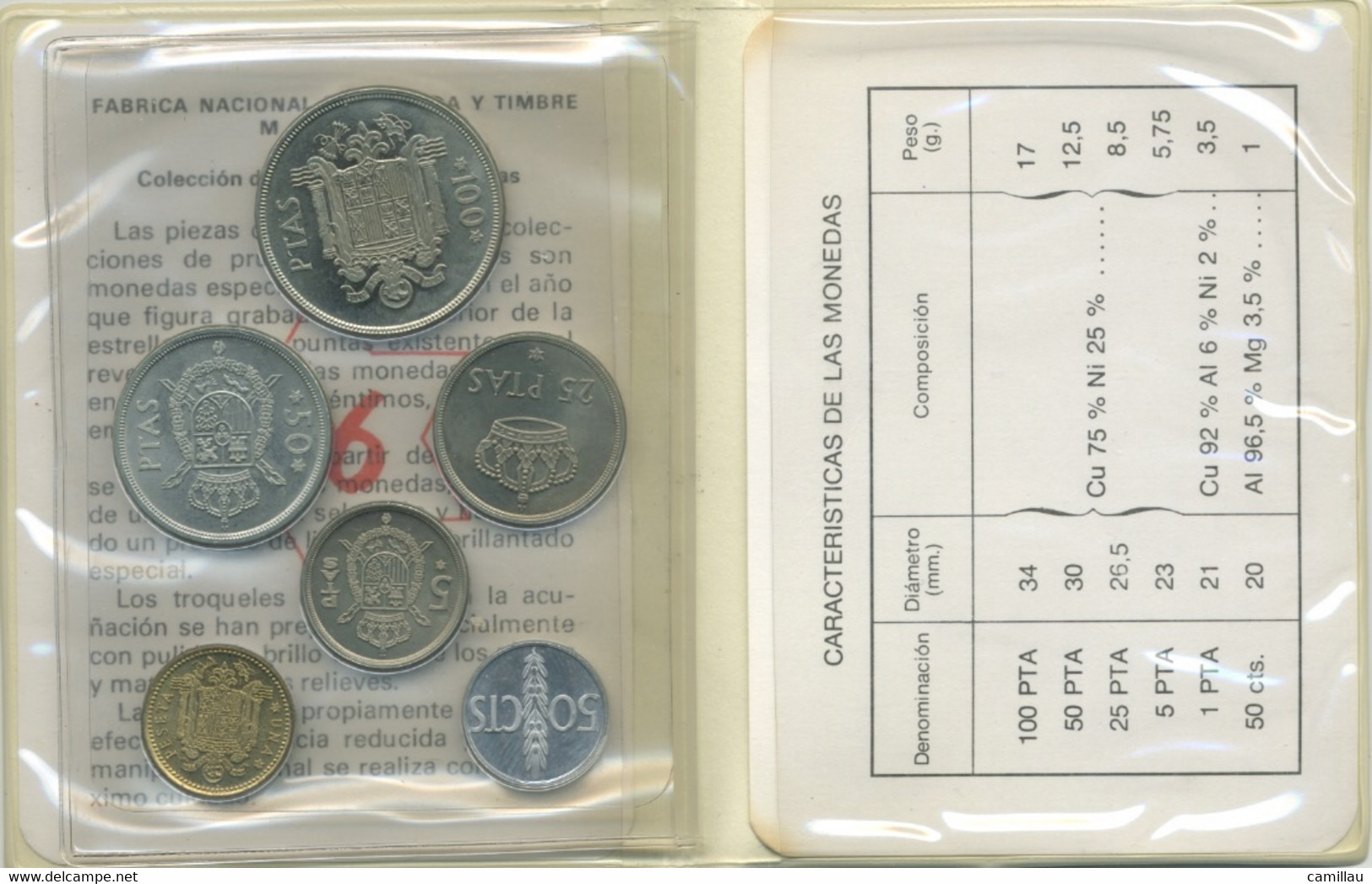 Espagne : Set Officiel De 1976 - Mint Sets & Proof Sets