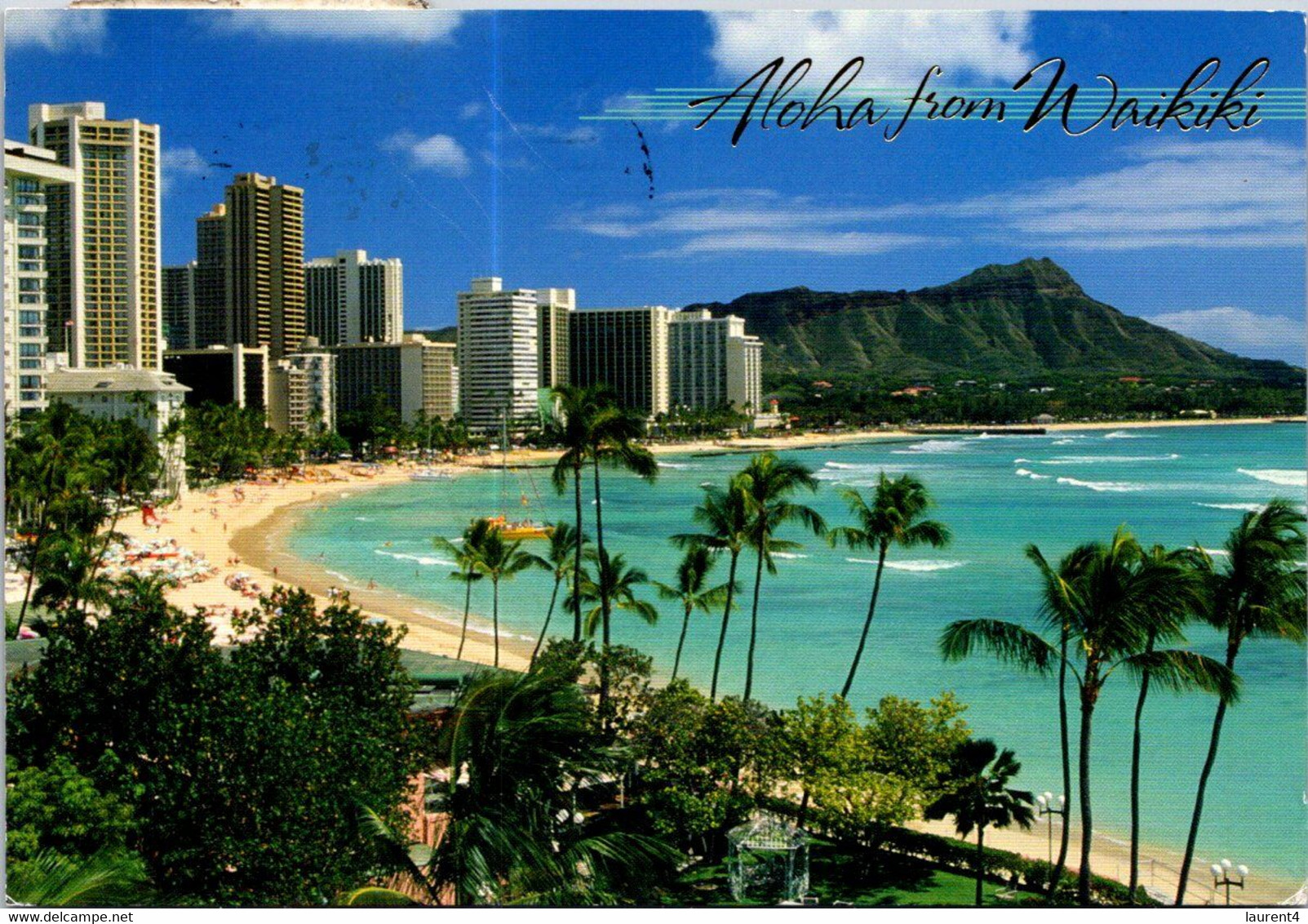 (2 G 28) USA - Haiwaii Waikiki Beach - Big Island Of Hawaii
