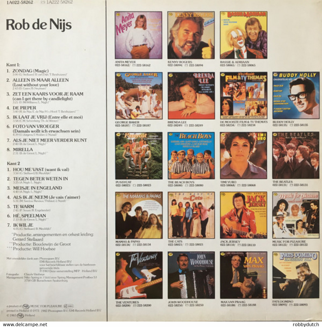 * LP *  ROB DE NIJS - SAME (Europe 1983 EX-!!!) - Sonstige - Niederländische Musik