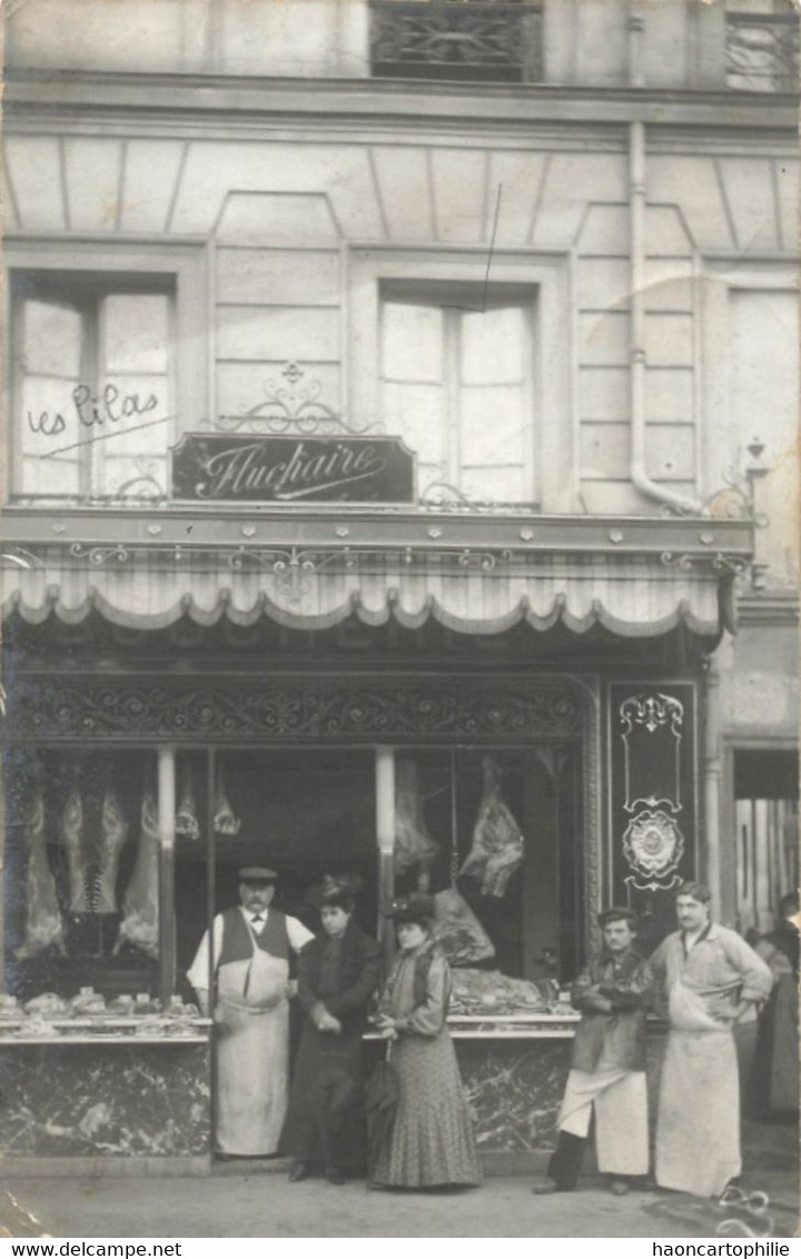 93 Les Lilas  Boucherie Fluchaire Carte Photo - Les Lilas