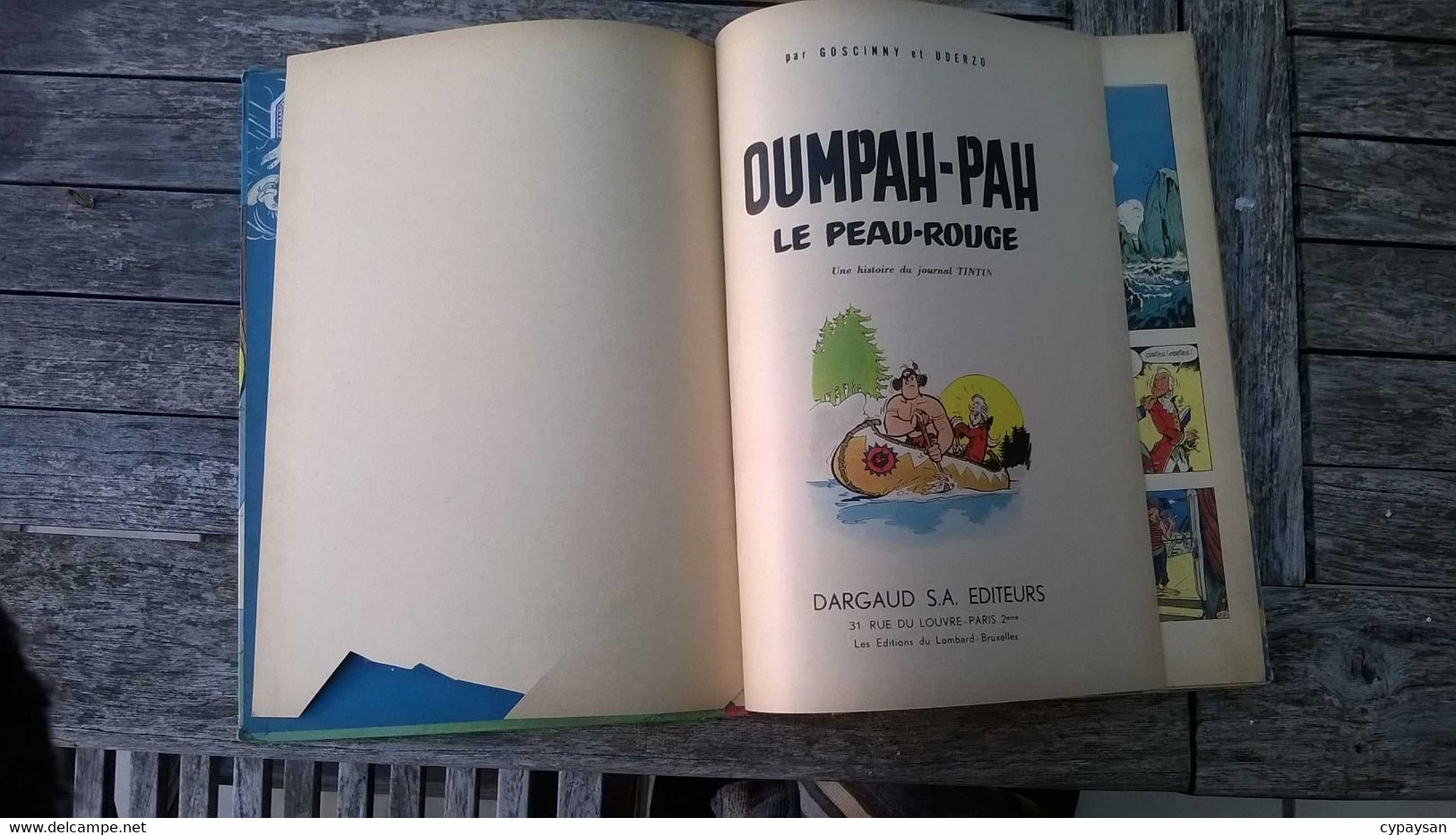 Oumpah-Pah Le Peau-rouge 1 RARE  EO BE Lombard 09/1961 Goscinny Uderzo (BI1) - Oumpah-pah