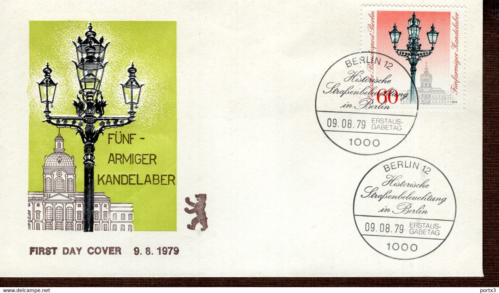 Berlin FDC Aus 1979 Ex 12 Items  Gestempelt / Used / Oblitéré (Berl 023) - 1971-1980