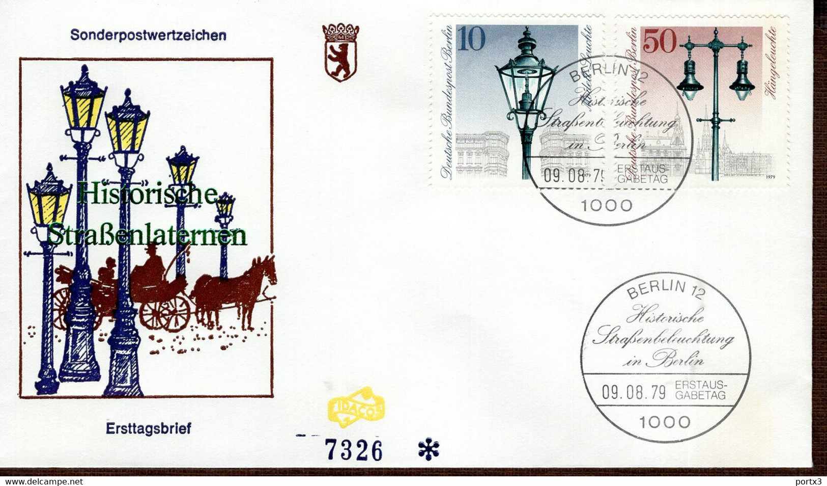 Berlin FDC Aus 1979 Ex 12 Items  Gestempelt / Used / Oblitéré (Berl 023) - 1971-1980