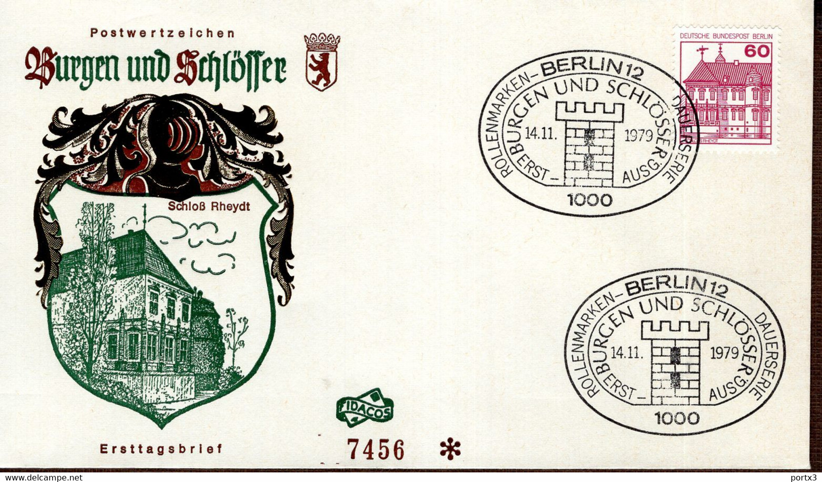 Berlin FDC aus 1979 ex 12 items  gestempelt / used / oblitéré (Berl 023)