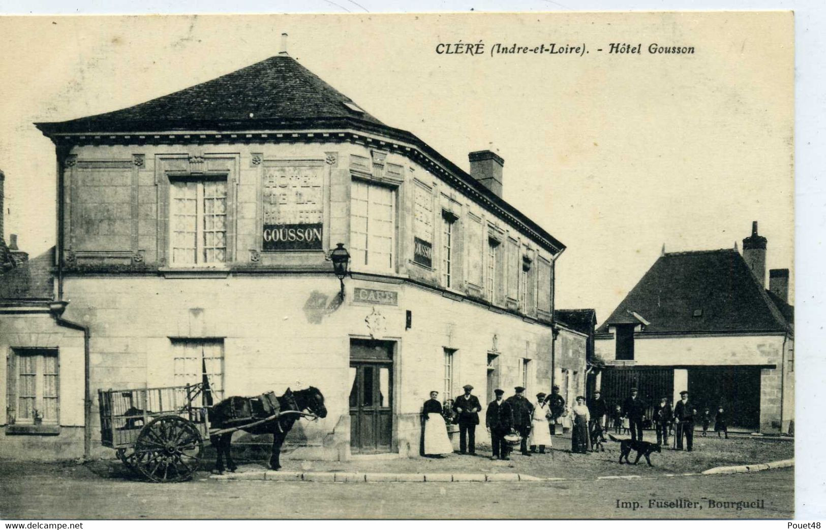 37 - CLERE - Hôtel Gousson. - Cléré-les-Pins