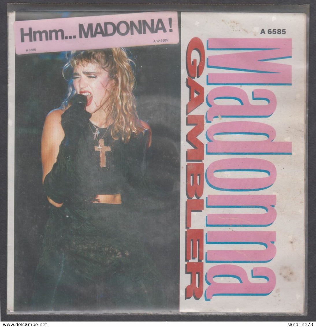 Disque Vinyle 45t - Madonna - Gambler - Dance, Techno En House