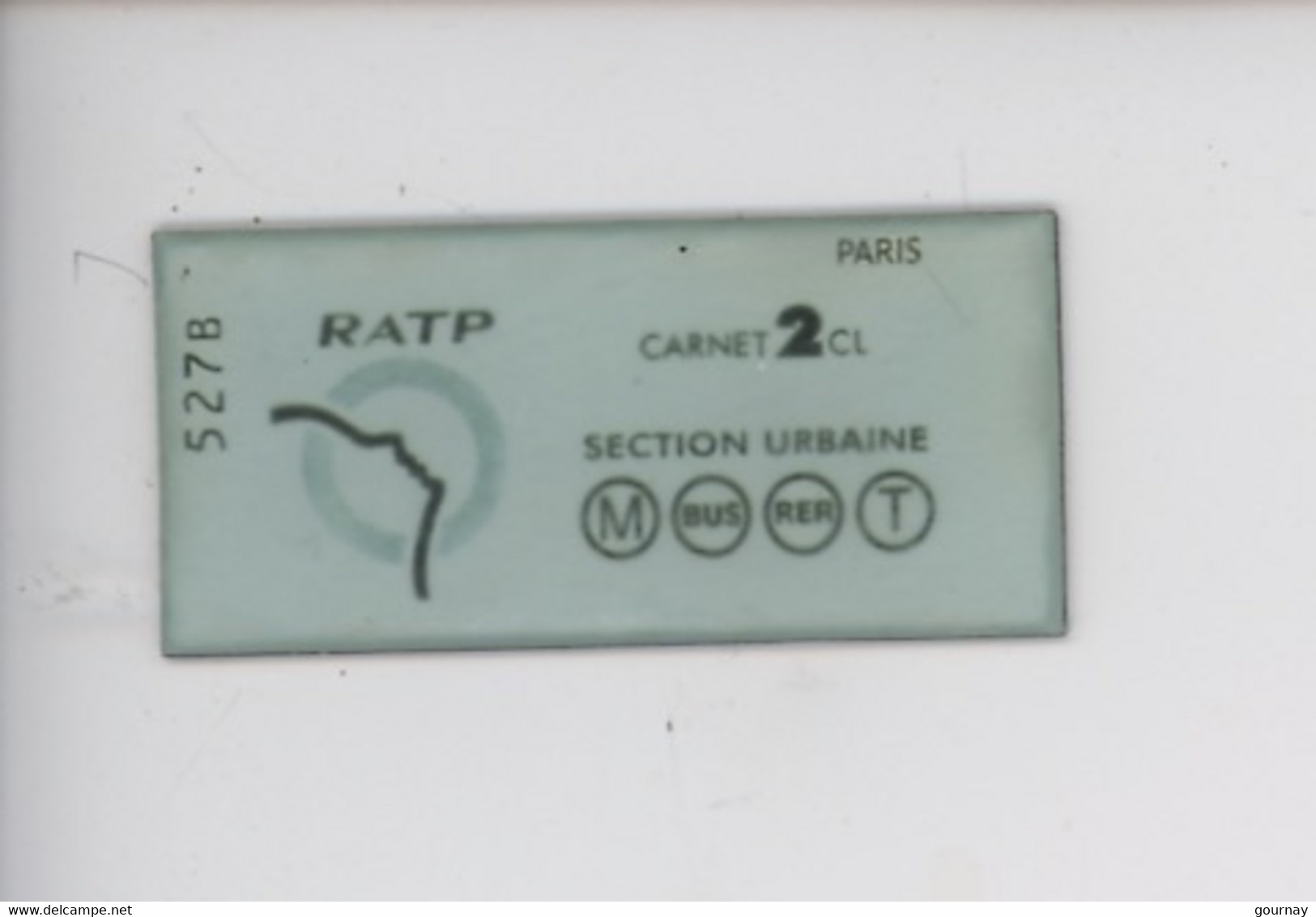Magnet : Paris RATP Carnet 2CL - Section Urbaine N°5278 - Transports