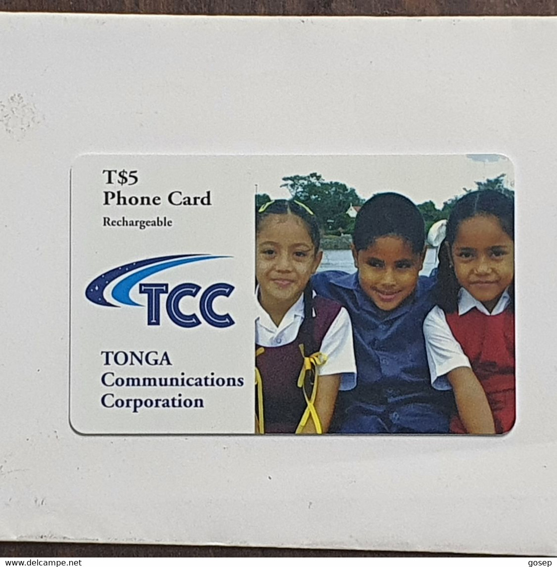 Tonga-(TO-PRE-TTC-0002A)chirdren-(2)(T$5)-(8957-1852-8628)-(30819)-used Card+1card Prepiad Free - Tonga