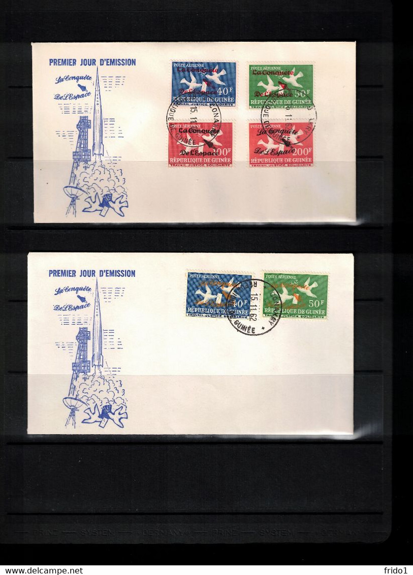 Guinea / Guinee 1962 Space / Raumfahrt FDC - Afrika