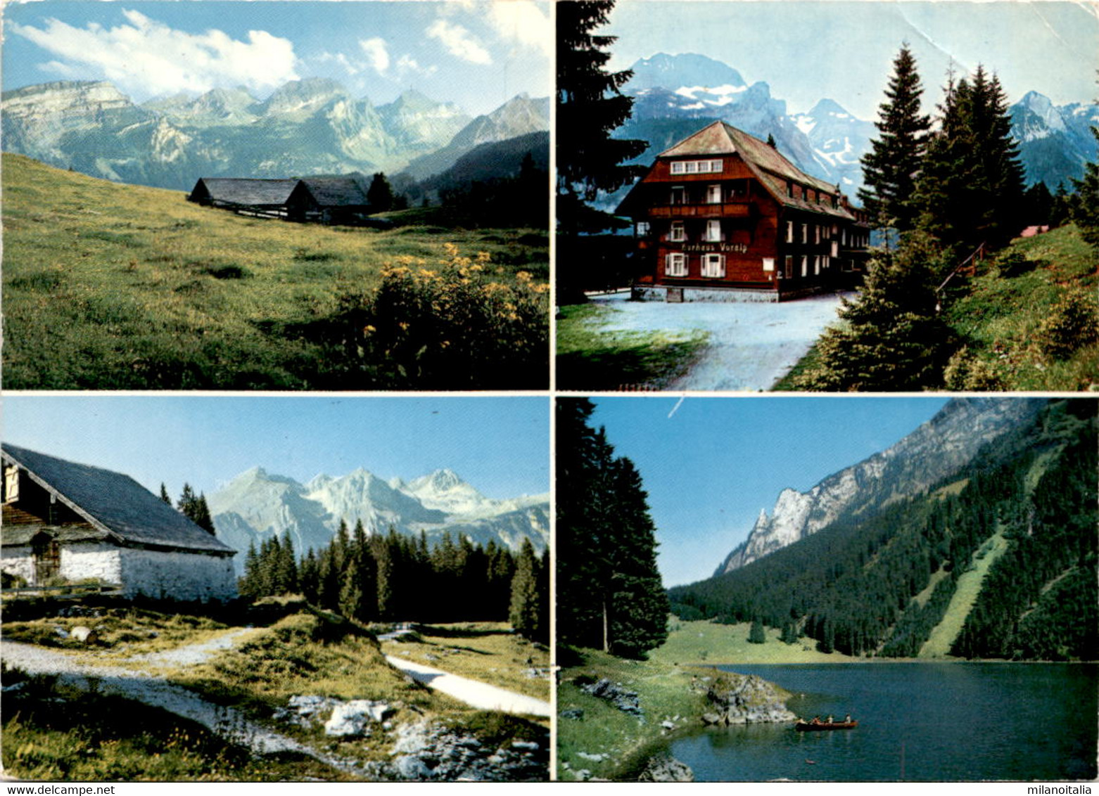 Kurhaus Voralp, Grabs - 4 Bilder (35158) * 12. 2. 1976 - Grabs