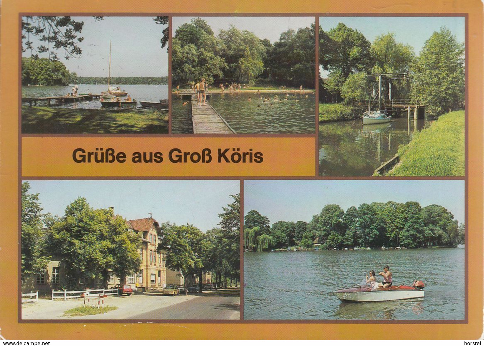 D-15746 Großköris - Zugbrücke über Den Moddergraben -  Freibad - Hafen -nice Stamp - Koenigs-Wusterhausen