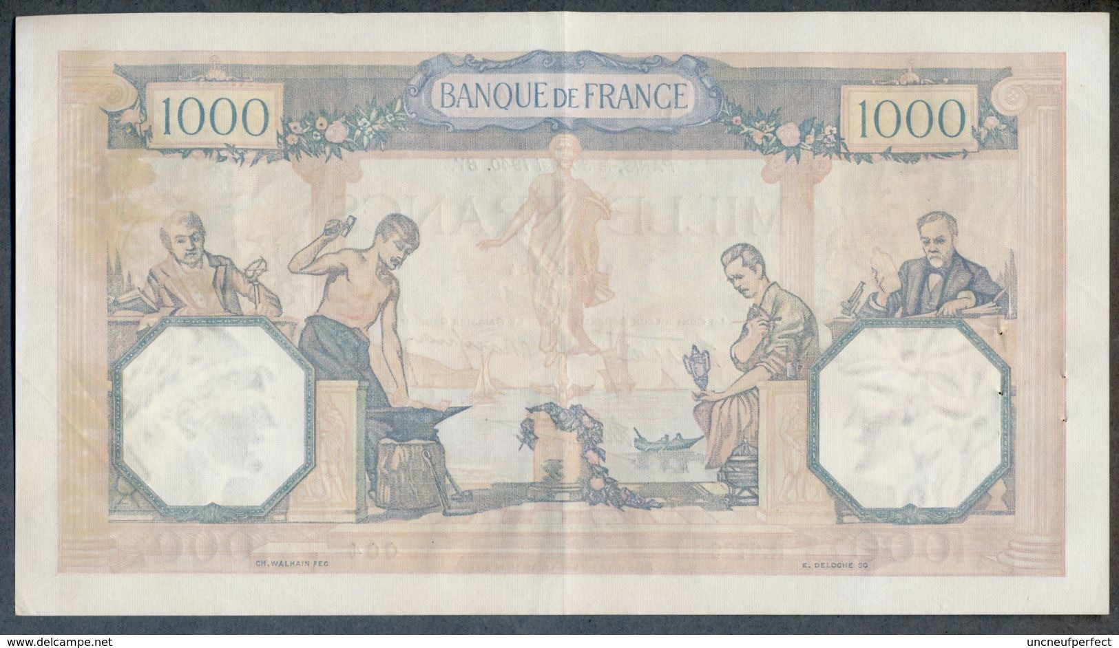 1000 Francs 30/05/1940 SUP+ !!! - 1 000 F 1927-1940 ''Cérès Et Mercure''